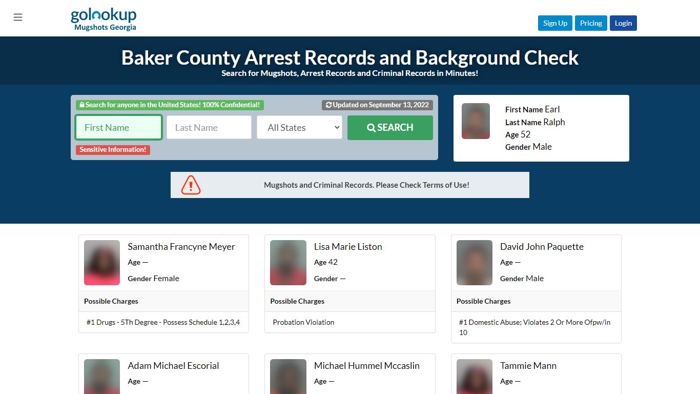 Baker County Mugshots, Baker County Arrest Records - GoLookUp